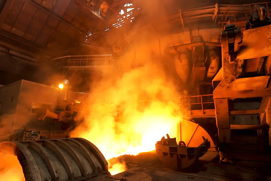Iron and steel metallurgical industry